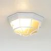 Image de Plafonnier extérieur en aluminium et verre blanc, IP44, pour balcon et terrasse, L:27 cm, E27 max. 60 W, rustique, MILANO
