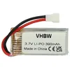 Image de vhbw Batterie Compatible avec Wltoys V939 Drone (390mAh, 3,7V, Li-polymère)