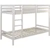 Image de Homestyle4u Lit pour Enfant en pin Massif de 90 cm - Blanc - Taille Unique