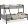Image de Homestyle4u 2525, Lit Superposé 90x200 et 140x200 cm Gris