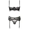 Image de Grey Velvet Ensemble lingerie -L- 15128 Noir