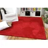Image de Snapstyle Mona - Tapis à Poils Longs - Velours - Rouge - 17 Tailles Disponibles