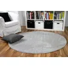 Image de Snapstyle Mona - Tapis à Poils Longs Rond - Velours - Gris Argent - 4 Tailles Disponibles