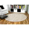 Image de Snapstyle Mona - Tapis à Poils Longs Rond - Velours - écru - 4 Tailles Disponibles