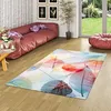 Image de Pergamon Faro - Tapis de Designer - Motif Tropical Feuilles Multicolore - 5 Tailles