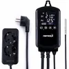 Image de NEMAXX® NTP16 Thermostat digital avec prise [230V]   Régulateur de température programmable avec 2 relais/prises et capteur NTC   Thermostat chauffage & refroidissement jusqu’à 3000W/16A   Plug & Play