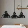 Image de Suspension métal noir table à manger salle à manger 75 cm E27 max 60 watts lampe suspendue industrielle allongée salon SVEN