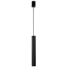 Image de Lampe suspendue métal noir cuisine Ø5,5 cm ronde GU10 max 35 watts downlight cylindre simple moderne table à manger suspension EYE