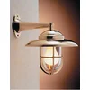 Image de Lampe murale élégante ROSARIO E27 à 60 W Maritime Style jeunesse L20,5 cm Hauteur 20,5 cm 2A31156052, Laiton poli, E27 230.00V