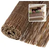 Image de Jardinion Natte en Osier Pare-Vue 3m x 1m Clôture pour Balcon, Jardin, terrasse