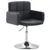 Image de CLP Fauteuil Lounge Design Los Angeles Similicuir I Chaise Design Réglable en Hauteur et Pivotante I Chaise de Salle à Manger I Couleur: Couleur:Noir