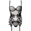 Image de Guêpière Baroque - Grey Velvet - XS/S