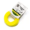 Image de vhbw Fil de coupe universel pour tondeuse, débroussailleuse, coupe-bordure - Fil de rechange, jaune, 2,4 mm x 15 m, rond