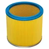 Image de vhbw 1x filtre plissé compatible avec Einhell YPL - SM 1400, YPL 1250, YPL 1400 aspirateur - bleu/jaune
