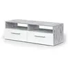 Image de Vicco Meuble TV Diego, Béton, 95x38cm, Convient comme Support TV avec étagères Ouvertes