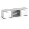 Image de Vicco Meuble TV Novelli, Béton, 155x41cm, pour Une Utilisation comme Meuble TV avec Plusieurs Surfaces de Rangement