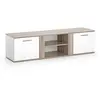 Image de Vicco Meuble TV Novelli, Sonoma, 155x41cm, pour Une Utilisation comme Meuble TV avec Plusieurs Surfaces de Rangement