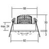 Image de BRUMBERG spot encastré IP65 rond, titane