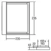 Image de BRUMBERG 60108 plafonnier LED, carré