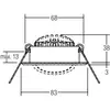Image de BRUMBERG Spot encastré LED BB09, on/off, acier inoxydable