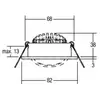 Image de BRUMBERG spot encastré LED 38° rond titane 2700K