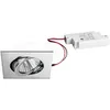 Image de Brumberg LED-Einbaustrahlerset Phasenabschnitt dimmbar, 7W, 740lm, 2700K, chrom (39262023)