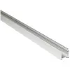 Image de Kit de profilé LED complet, pour bandes LED jusqu'à 1,6 cm de large, 100 cm, blanc laqué