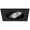 Image de Spot LED encastrable carré IP20 230 V AC 6 W 3000 K 640 lm 38° orientable 20° Noir
