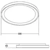 Image de Plafonnier LED BRUMBERG Sunny Mini RC CCT blanc