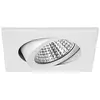 Image de PB-Versand BB05 Spot LED encastrable carré avec convertisseur DALI et boîtier de raccordement IP20 230 V 6 W 3000 K 640 lm 38°