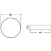 Image de BRUMBERG Biro Circle, Ø 45cm, on/off, blanc, 3.000 K