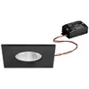 Image de BRUMBERG Spot encastré LED BB21, noir 85 x 85 mm on/off IP65