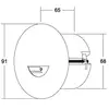 Image de BRUMBERG Adapt wall spot encastré LED, blanc mat