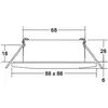 Image de BRUMBERG Chooose downlight LED angulaire, nickel