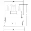 Image de BRUMBERG LED encastré Binato intensité variable RC 3000K blanc