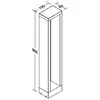 Image de BRUMBERG Borne lumineuse LED Addia, graphite, IP54, hauteur 90 cm