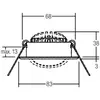 Image de BRUMBERG Spot encastré LED BB09, RC, boîtier de raccordement, acier inoxydable