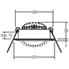 Image de BRUMBERG BB03 Spot encastré LED, on/off boîte de raccordement nickel