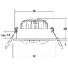 Image de BRUMBERG Spot encastré LED BB34 RC boîte de raccordement blanc structuré