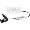 Image de BRUMBERG Spot encastré LED BB37 RC boîte de raccordement blanc structuré
