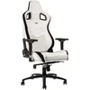 Image de noblechairs Epic Chaise de Gaming - Chaise de Bureau - Cuir Synthétique PU - Blanc/Noir