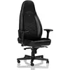 Image de noblechairs Icon Chaise de Gaming - Chaise de Bureau - Cuir Synthétique PU - Noir