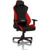 Image de NITRO CONCEPTS S300 Chaise de Gaming - Chaise de Bureau - 135 kg - Inclinable de 90 ° à 135 ° - Réglable en Hauteur - Accoudoirs 3D - Noir/Rouge