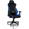 Image de NITRO CONCEPTS S300 Chaise de Gaming - Chaise de Bureau - 135 kg - Inclinable de 90 ° à 135 ° - Réglable en Hauteur - Accoudoirs 3D - Noir/Bleu