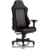 Image de noblechairs HERO Chaise de Gaming - Chaise de Bureau - Cuir Véritable - Design de Chaise de Course - Noir / Rouge