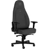 Image de noblechairs Icon TX Chaise Gaming Tissu - Fauteuil de Bureau Ergonomique - Fauteuil Gamer 150 kg - Chaise de Jeu - Fauteuil Pivotant - Tissu Textile - Coussin Inclus - Anthracite