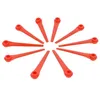Image de vhbw 10x Lames compatible avec Gardena Comfort-Cut Li18/23R 9825, Li18/23R 9825-20 taille gazon - Lames de rechange, rouge, plastique