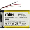 Image de vhbw Batterie Compatible avec Sony Walkman NWZ-ZX1 Lecteur de Musique MP3 (1000mAh, 3,7V, Li-polymère)
