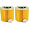 Image de vhbw Lot de 2x filtres à cartouche, remplacement pour Kärcher 6.414-552.0 - compatible avec les aspirateurs à eau et à sec, laveurs, multi-usages Kärcher