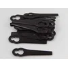Image de vhbw Lames en plastique compatible avec Einhell GE-CT-18-Li, BG-CT 18 Li, RG-CT 18/1 Li tondeuses à gazon (20 pièces, noir)
